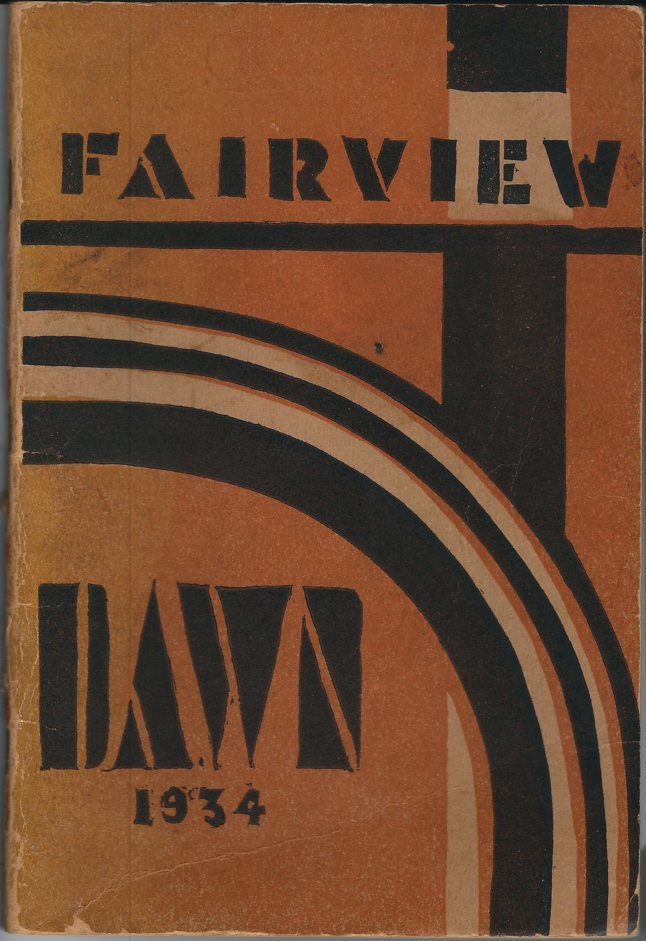 Fairview Dawn booklet from 1934