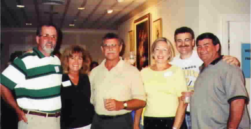 DAVE OAKES (far right)
 
Shown with Dave are: Larry Grossnickle, Leslie Bacon, Don Moshos, Cindy Griep, Murray Horwitz