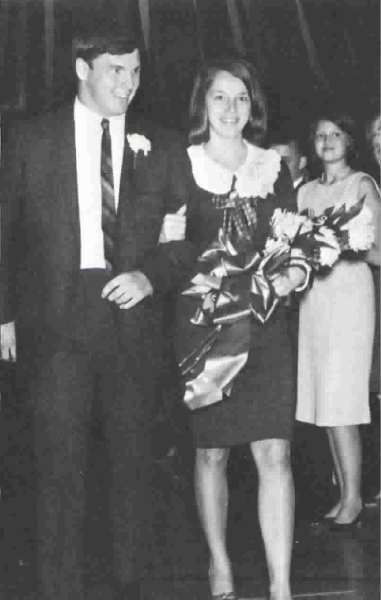 Homecoming King Rick McCune and Queen Jeri Jones, class of 1966
