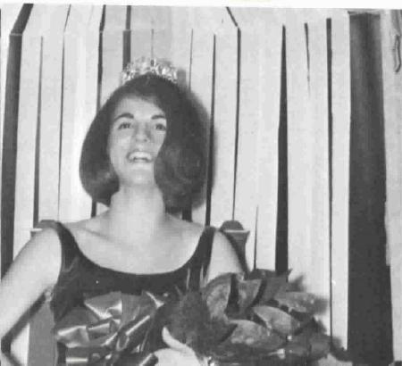 Our Sweetheart Queen for 1966 was Candy Goldflies. She is shown here smiling radiantly after being crowned.