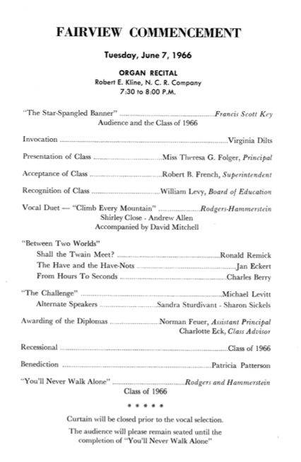 COMMENCEMENT PROGRAM page 2