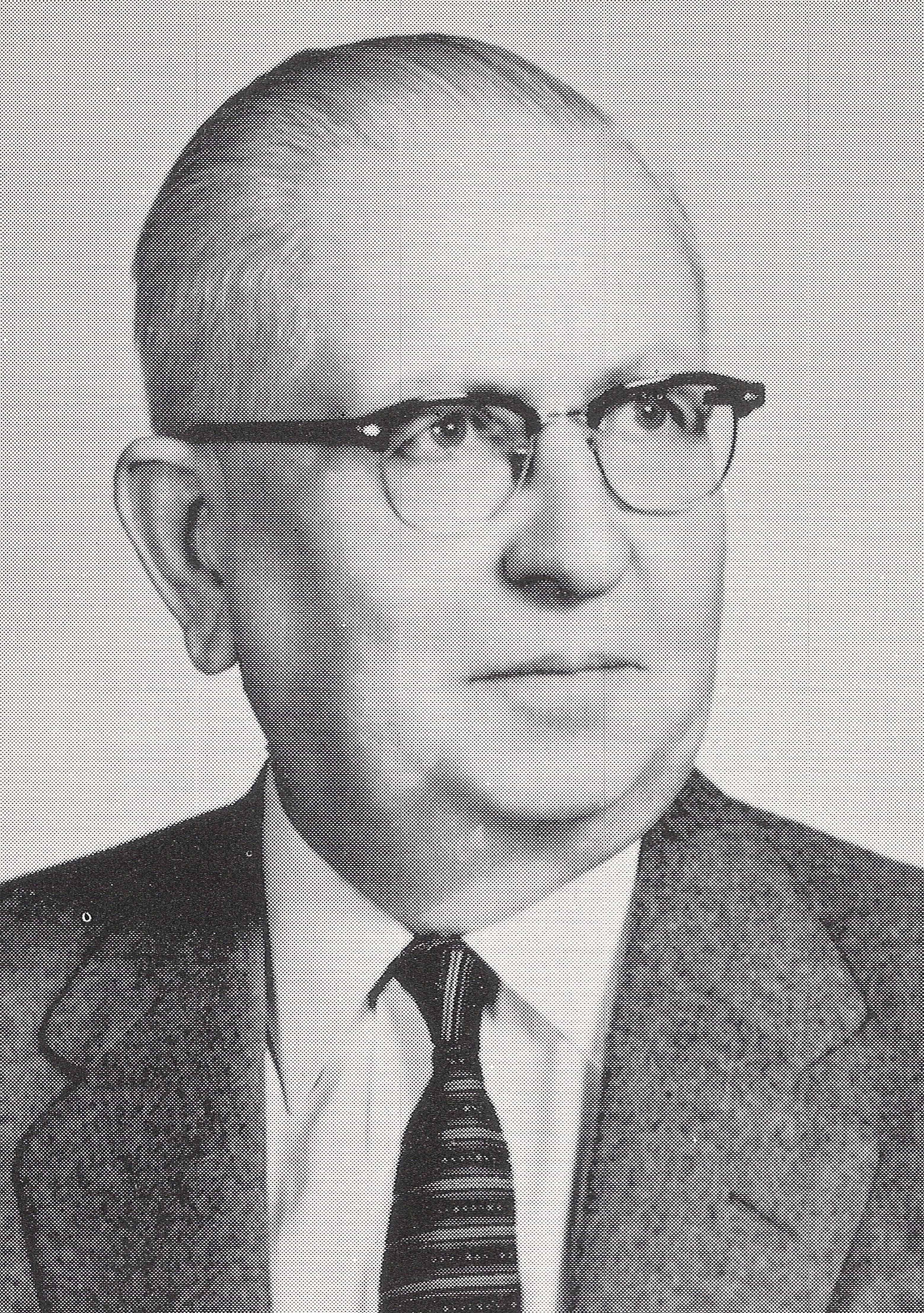 Photo of Don Longnecker from the 1958 Fairview yearbook.