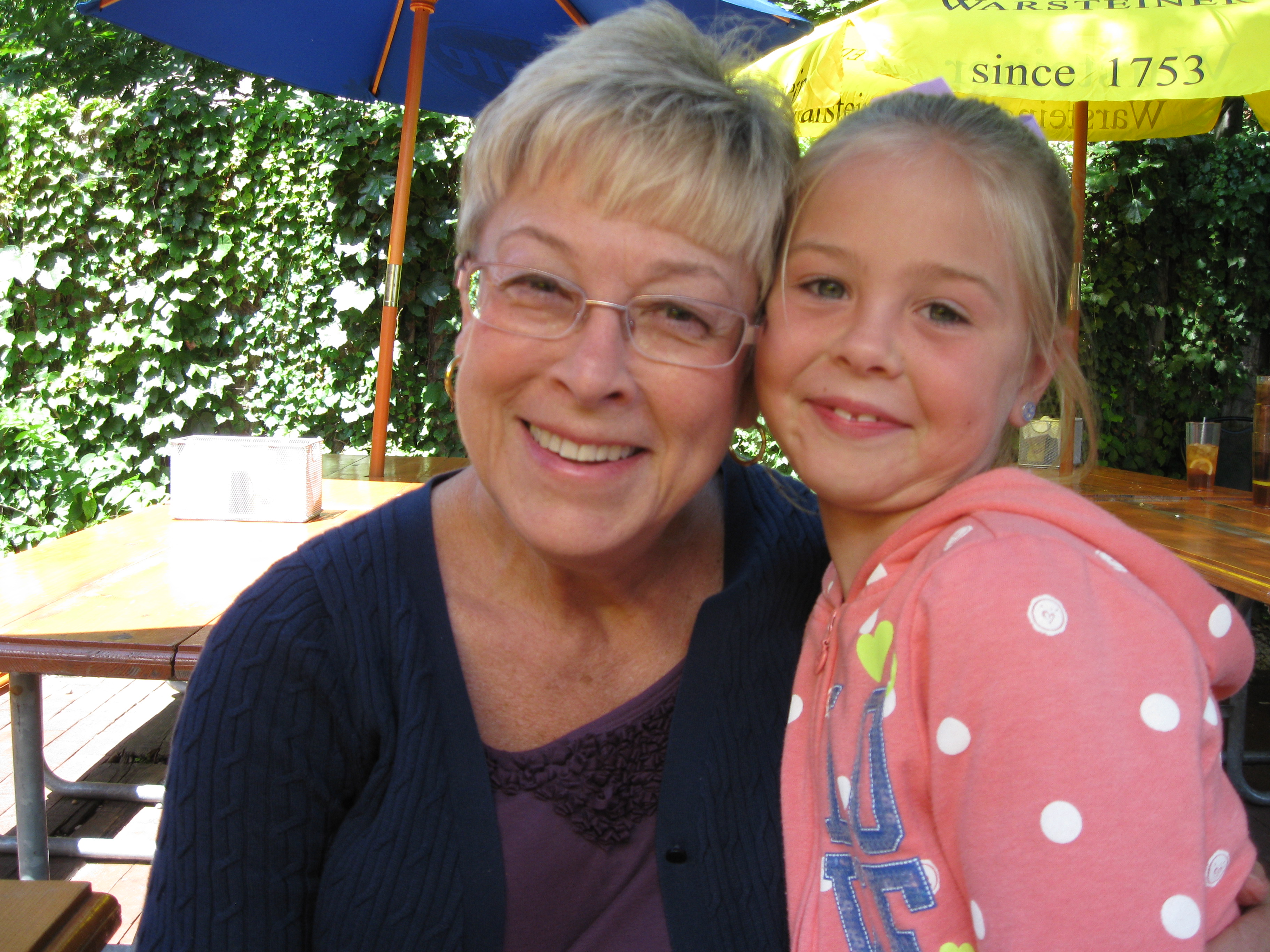 Sandie Sturdivant could not attend due to a family wedding but we have this August 2011 photo of Sandie and her grand-daughter.
