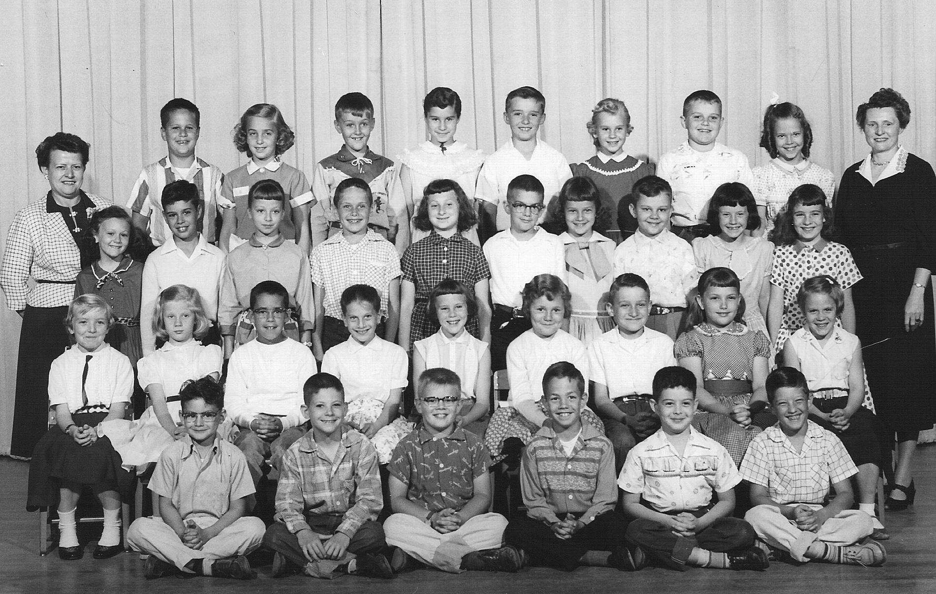 Cornell Heights 3rd Grade, 1955-56