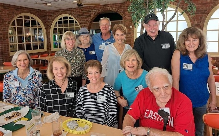 Back Row: Patty Walsh (attended Colonel White High), Suzanne Wellbaum, Joe Dixon, Alice Nierenberg, Bruce Trowman, Leslie Bacon,  Front Row: Sharlyn Stephens (attended Colonel White High), Ginny Dilts, Susie Harris, Marlene Greenfield, Jim McLefresh