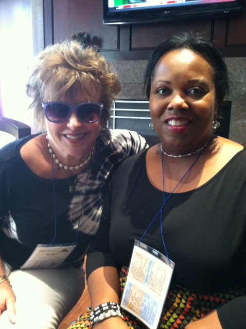 Andi Cowan could not attend the luncheon but sent us this photo of her and a friend in Cleveland.  Thanks Andi.